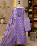 Semi-stitched suit-cotton suit
