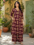 Jaipuri cotton,sanganeri hand blocked Co-Ord set