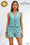 Short cotton co-ord set