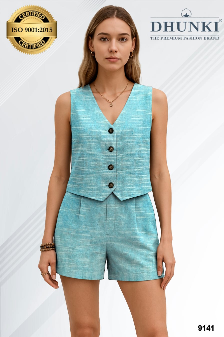 Short cotton co-ord set