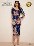 Bodycone dress with zip