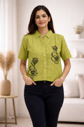 Korean style shirt- S to L free size