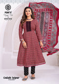 Anarkali cotton suit-Kurta,pant & duppata set