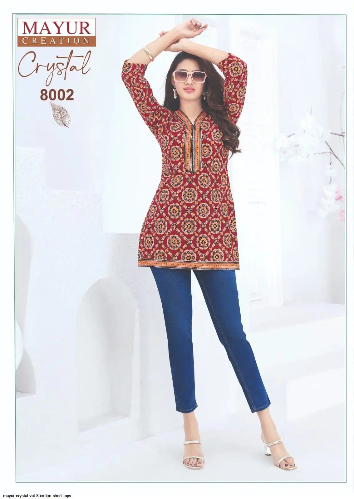 Cotton tunicsAjarakh  Red-49