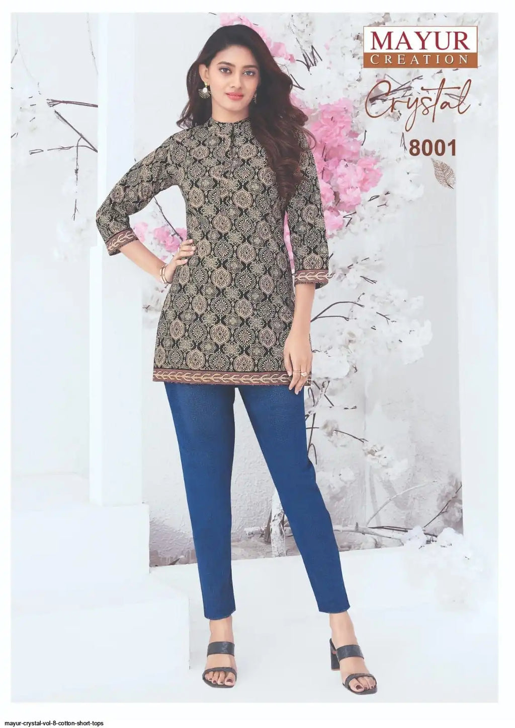 Cotton Tunics black ajarakh-48